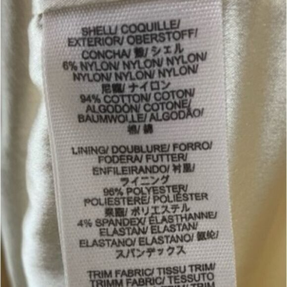 NWT Free People Cream & Black Lace Sequin Mini Dress | Coquette Romantic Boho 8 - Picture 15 of 16